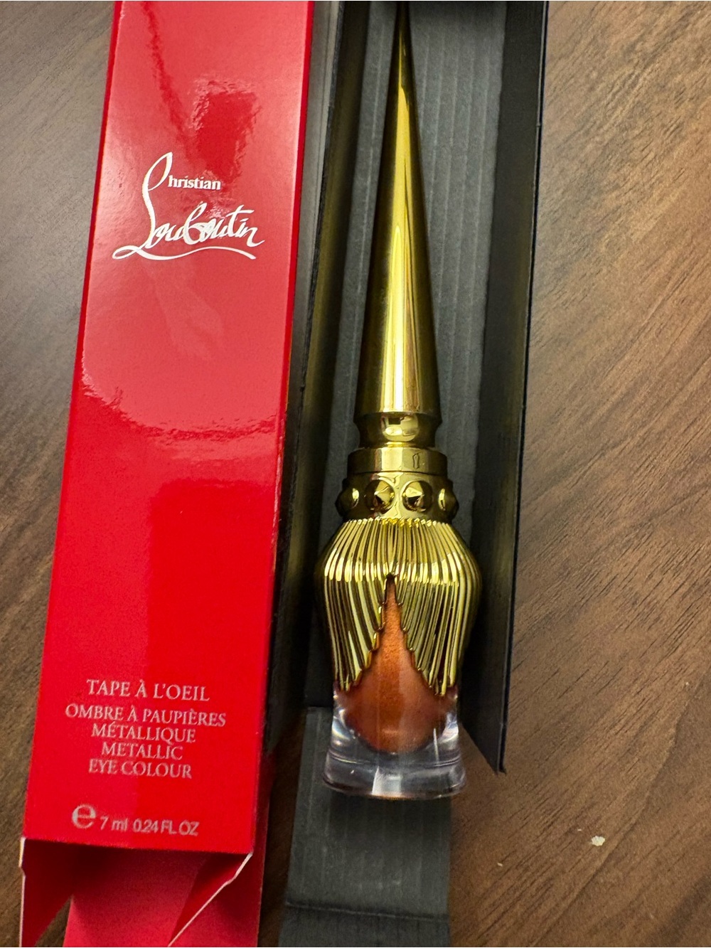 Christian Louboutin Metallic Eye Colour in Copper Gold Tone